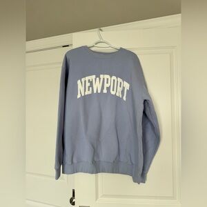 Brandy Melville Blue Newport Sweatshirt